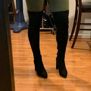 Suede Over the knee-Thigh high boots!😍